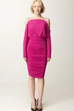 Marciano By Guess Abito Drappeggiato Adri con Catene GioielloPINK DAISY