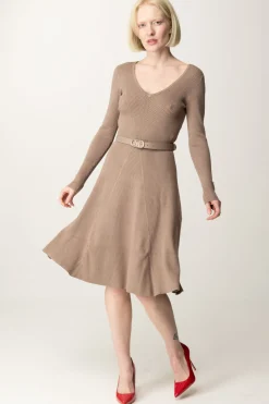 Marciano By Guess Abito In Maglia Luna con CinturaSILK TAUPE