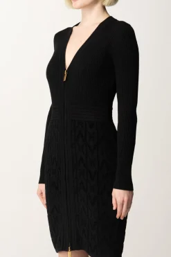 Marciano By Guess Abito In Maglia Herminone con Fantasia LogoJET BLACK A996