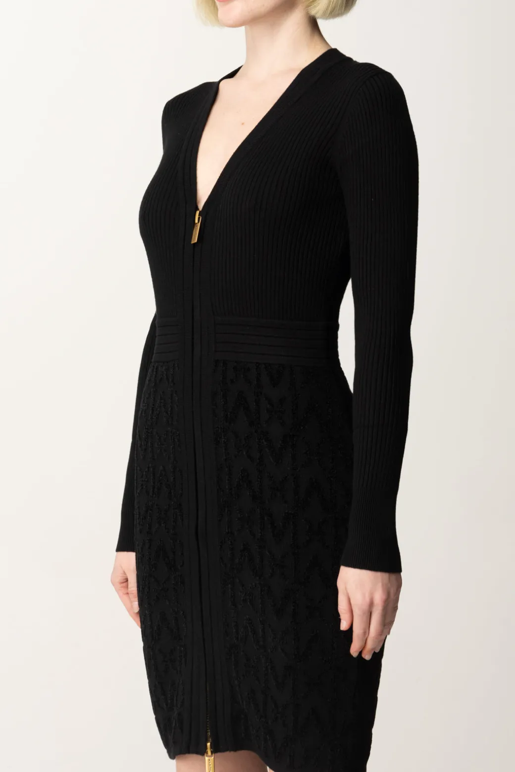 Marciano By Guess Abito In Maglia Herminone con Fantasia LogoJET BLACK A996