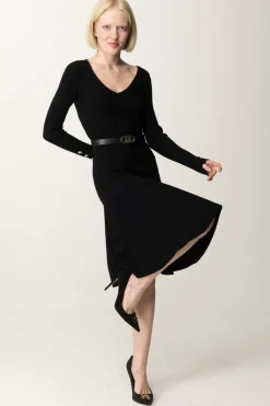 Marciano By Guess Abito In Maglia Luna con CinturaJET BLACK A996