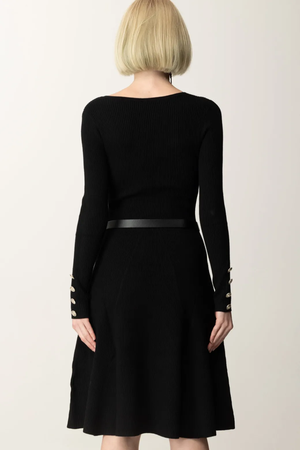 Marciano By Guess Abito In Maglia Luna con CinturaJET BLACK A996