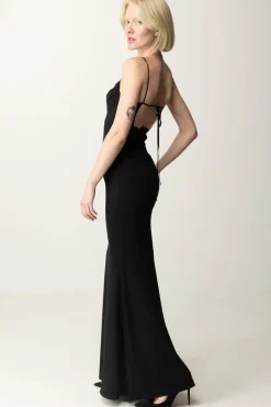 Marciano By Guess Abito Lungo Renee con Scollo Sul RetroJET BLACK A996