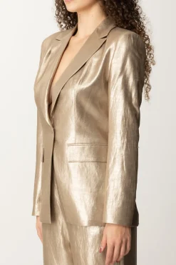 Marciano By Guess Blazer Shae In Tessuto MetallizzatoBRONZE