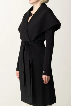 Marciano By Guess Cappotto Carrie con Cintura e Collo OversizeJET BLACK A996