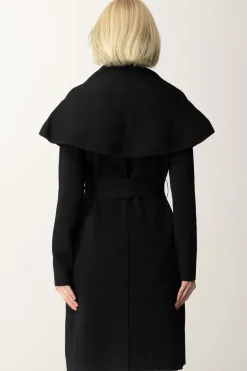 Marciano By Guess Cappotto Carrie con Cintura e Collo OversizeJET BLACK A996