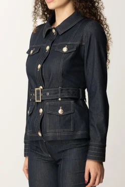 Marciano By Guess Giacca In Jeans Maya con CinturaDARK BLUE