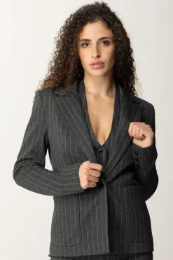 Marciano By Guess Giacca Hayden In Tessuto GessatoHEATHER GREY