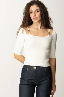 Marciano By Guess Maglia Isa con Cut-outPALE PEARL