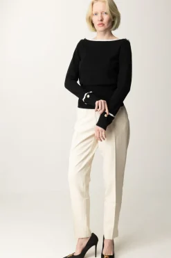 Marciano By Guess Maglia Molly Scollo a Barca e BottonciniJET BLACK A996