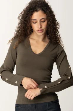 Marciano By Guess Maglia Chiara con Aperture Sulle ManicheOLIVE MORNING