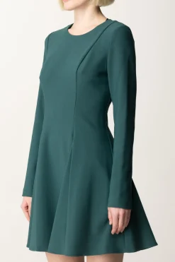 Marciano By Guess Mini Abito Flared LaraFERN MOSS GREEN
