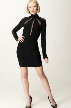 Marciano By Guess Mini Abito con Tulle Motion Ls BandageJET BLACK A996