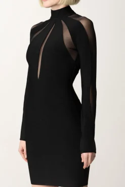 Marciano By Guess Mini Abito con Tulle Motion Ls BandageJET BLACK A996