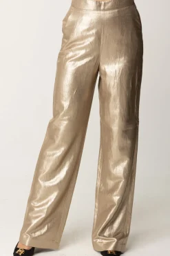 Marciano By Guess Pantaloni Shae In Tessuto MetallizzatoBRONZE