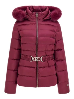 Marciano By Guess Piumino con Cappuccio e Cintura JastinVINTAGE RASPBERRY MU