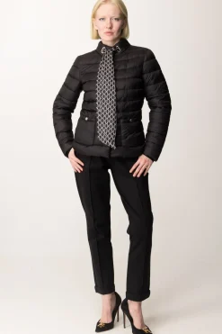 Marciano By Guess Piumino Corto Avery con FoulardJET BLACK A996