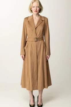 Marciano By Guess Trench Ingrid Scamosciato con CinturaMACCHIATO MULTI