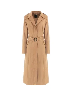 Marciano By Guess Trench Ingrid Scamosciato con CinturaMACCHIATO MULTI