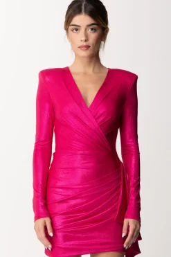 Marco Bologna Mini Dress Scollo a VFUCSIA