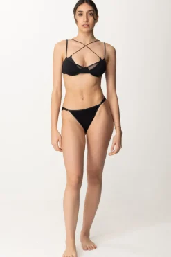 Me Fui Bikini a Reggiseno con Inserti In TulleBLACK