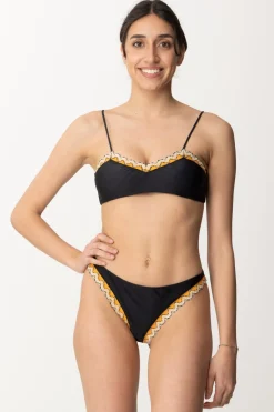 Me Fui Bikini a Top con Passamaneria In PizzoBLACK