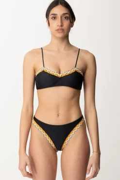 Me Fui Bikini a Top con Passamaneria In PizzoBLACK