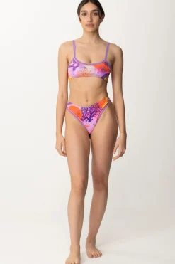 Me Fui Bikini a Top con Stampa SeashellFANTASIA