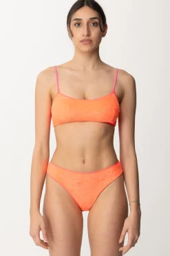 Me Fui Bikini a Top In Ciniglia con Slip FissoFUXIA