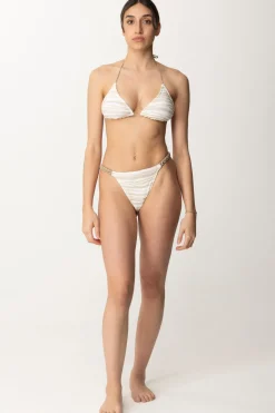 Me Fui Bikini a Triangolo con Intreccio Al FiancoBEIGE