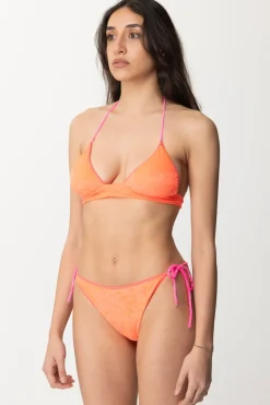 Me Fui Bikini a Triangolo In Ciniglia con Fascia Al SenoFUXIA