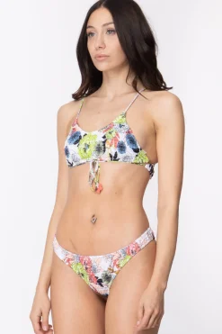 Me Fui Bikini In Punto Smock con Stampa FioriFANTASIA