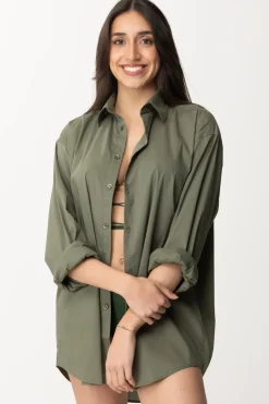 Me Fui Camicia LungaMILITARY GREEN