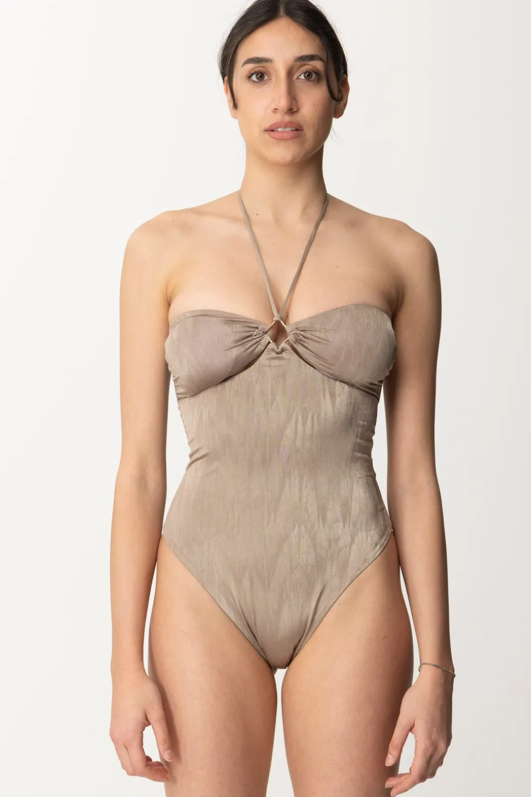 Me Fui Monokini con Accessorio Al SenoBROWN