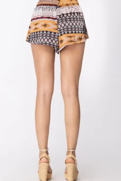 Me Fui Shorts In Satin con StampaFANTASIA