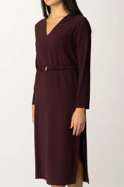 Meme Road Abito Nero MidiMELANZANA