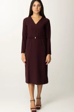 Meme Road Abito Nero MidiMELANZANA