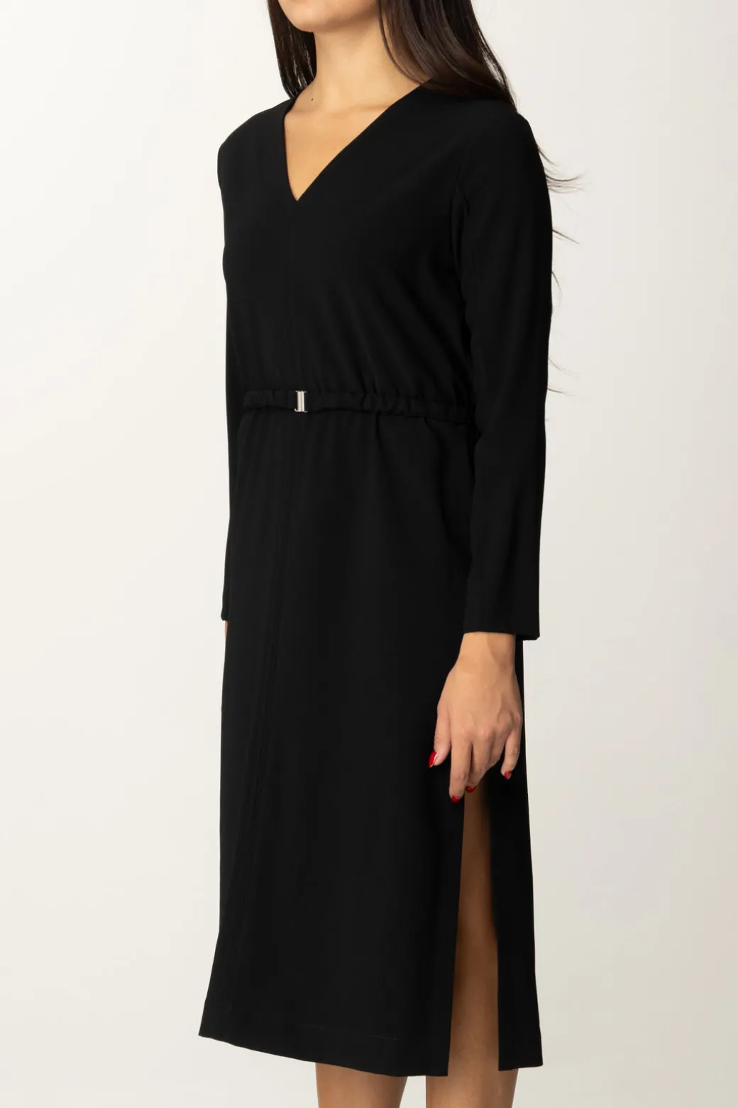 Meme Road Abito Nero MidiNERO