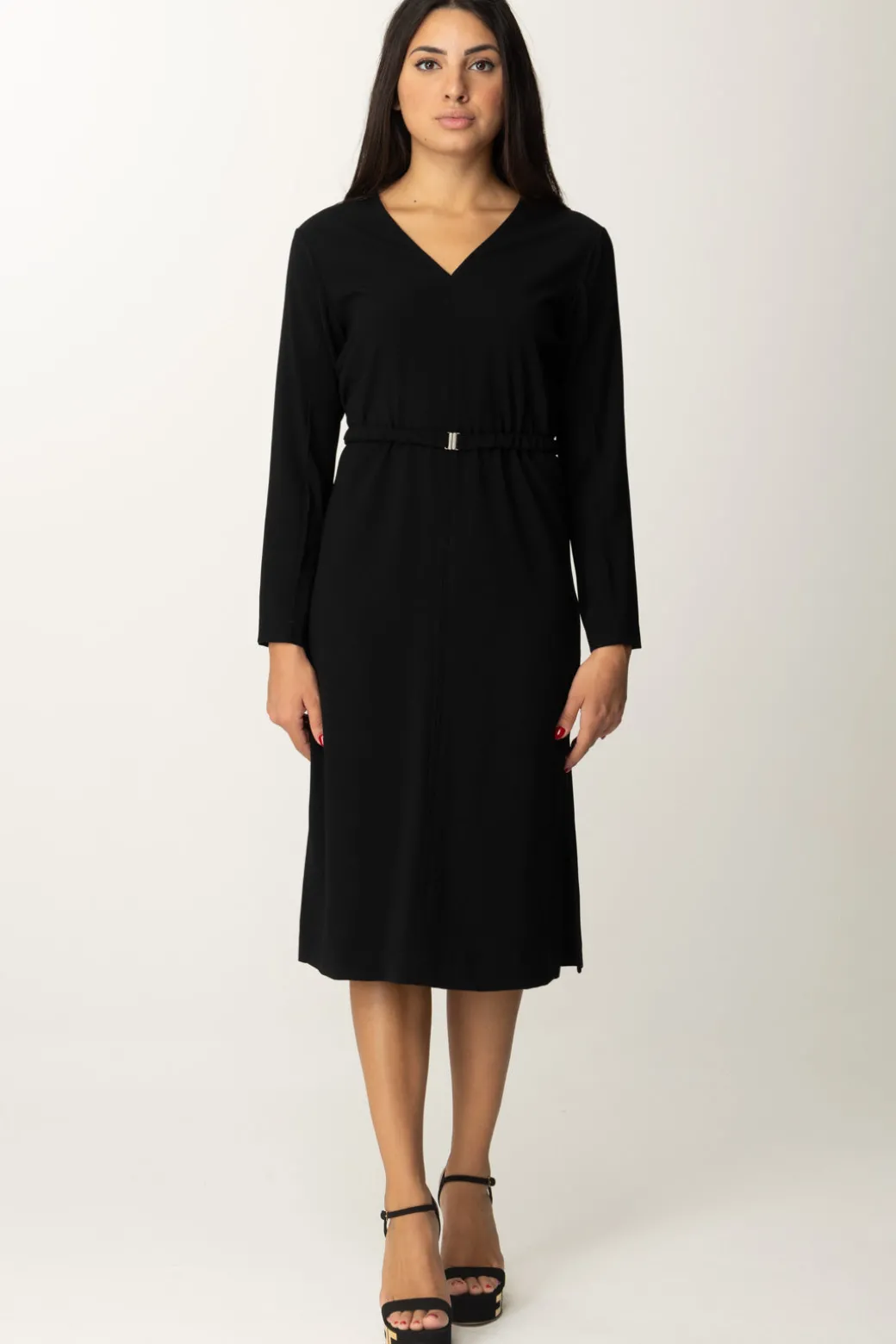 Meme Road Abito Nero MidiNERO