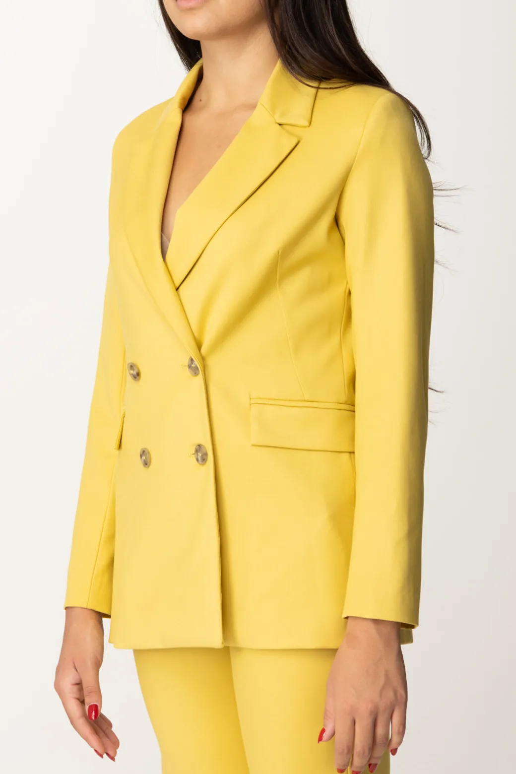 Meme Road Blazer Doppio PettoBLONDE