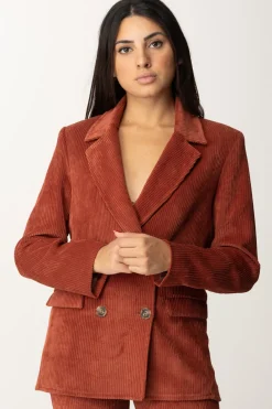 Meme Road Blazer In Velluto a CosteCOGNAC