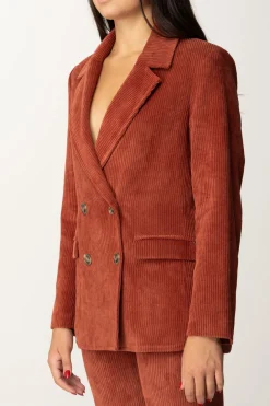 Meme Road Blazer In Velluto a CosteCOGNAC