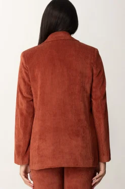 Meme Road Blazer In Velluto a CosteCOGNAC