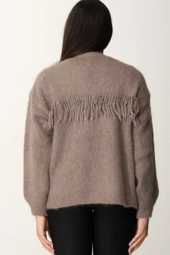 Meme Road Cardigan Aperto con Frange Sul RetroFANGO