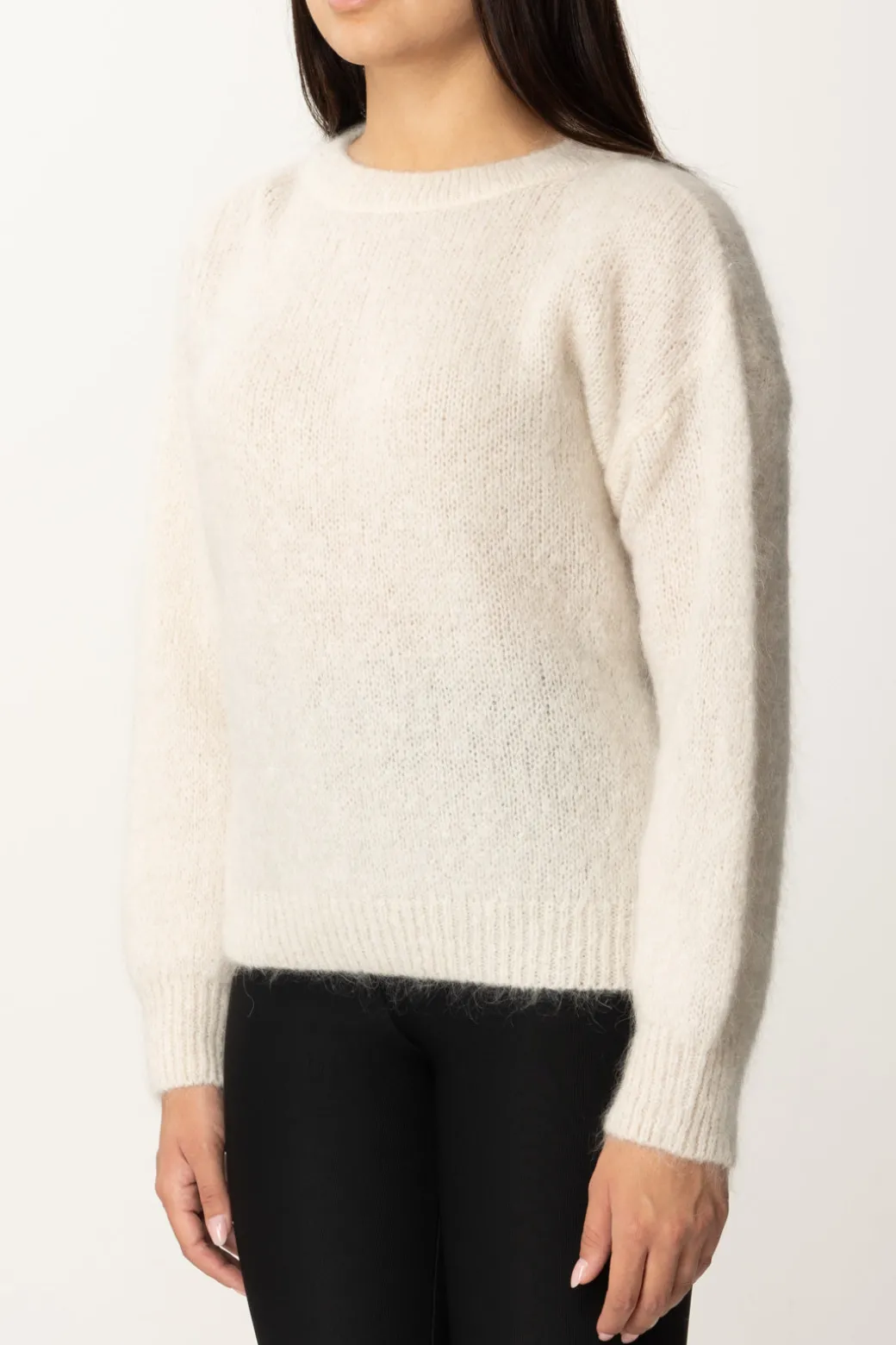 Meme Road Maglioncino con Bottoncini Sul RetroPANNA