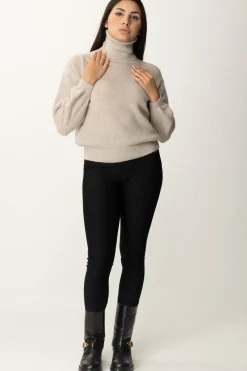 Meme Road Maglione Basico DolcevitaPANNA