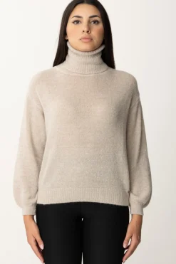 Meme Road Maglione Basico DolcevitaPANNA