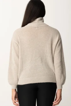 Meme Road Maglione Basico DolcevitaPANNA