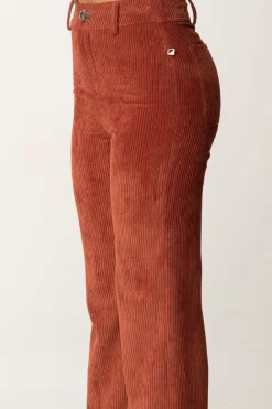 Meme Road Pantaloni a Coste In VellutoCOGNAC