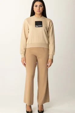 Meme Road Pantaloni In MagliaCAMMELLO